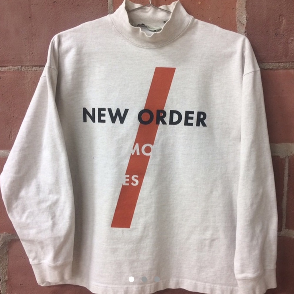 New Order Vintage Bass Mock Neck Sweater